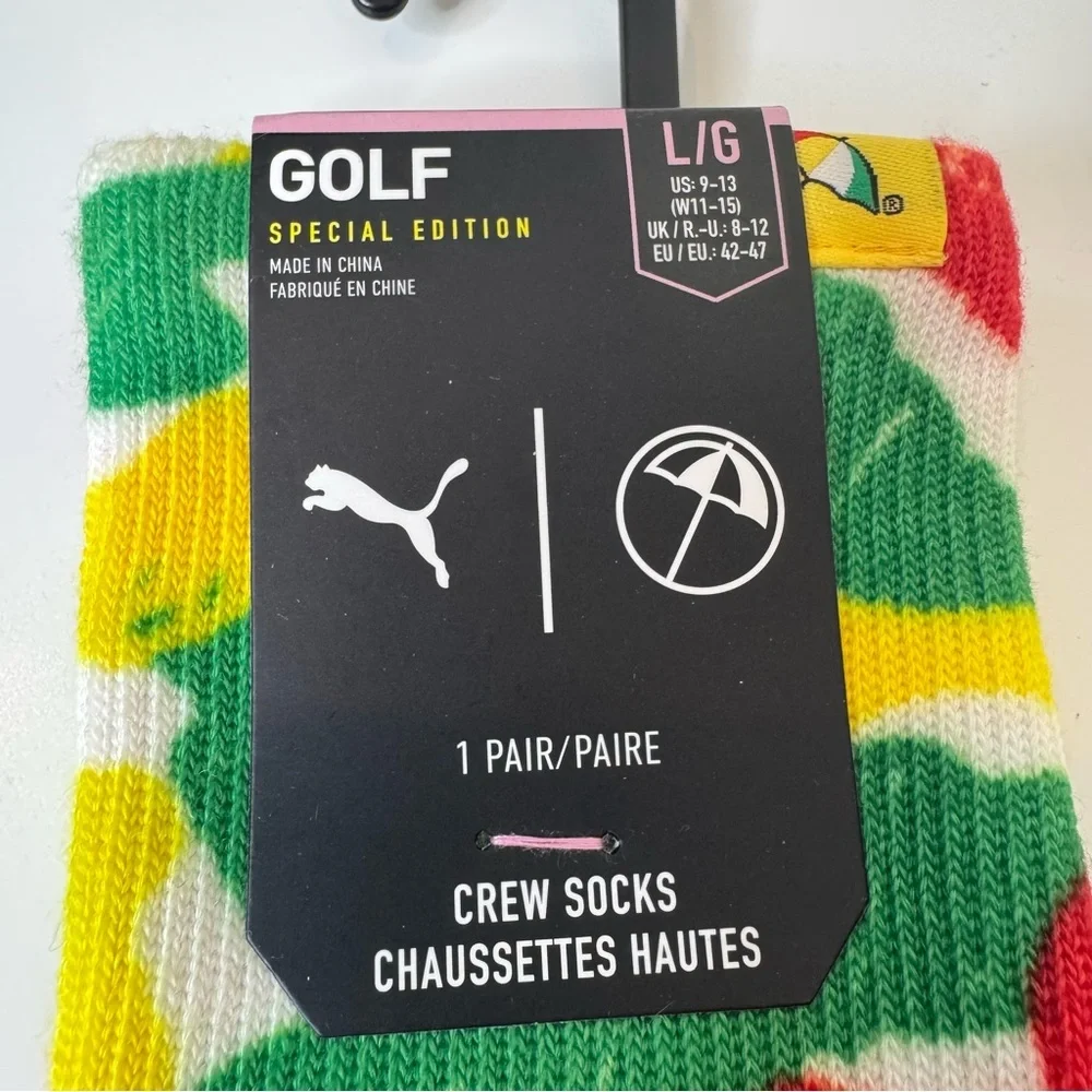 PUMA X AP Crew Golf Socks size large